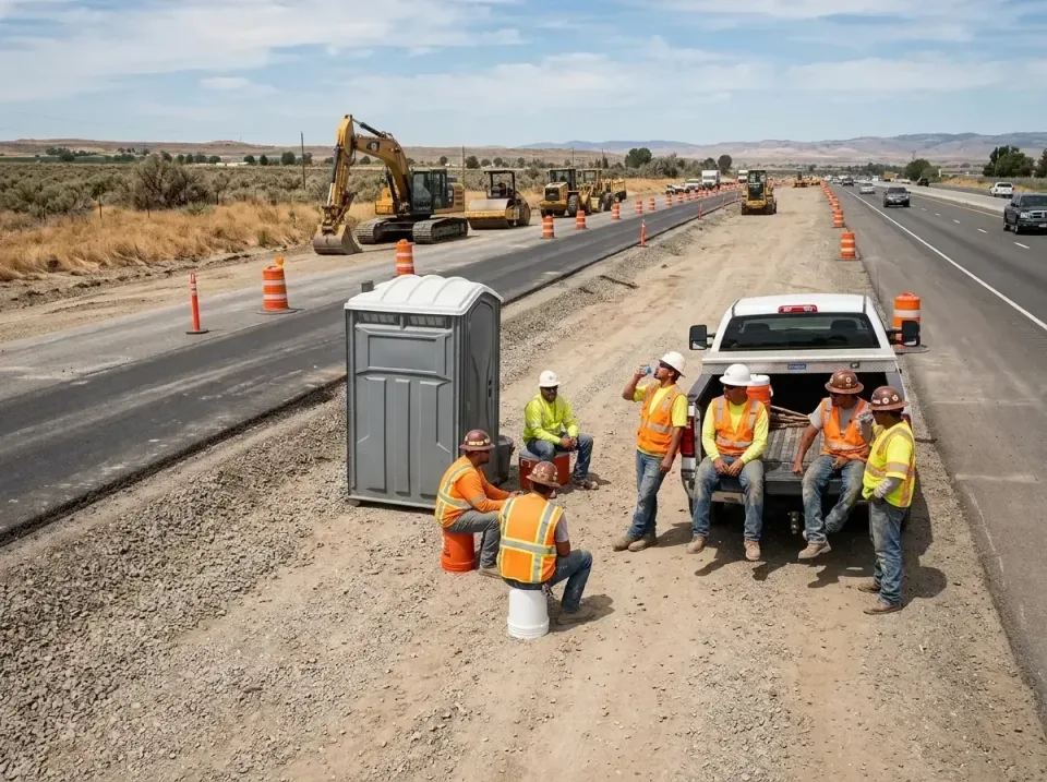 highway-road-construction-crew-007 — frequently asked questions, Porta Potty and Restroom Rentals in Celebration, FL